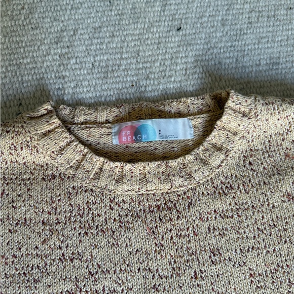 Free People Speckled Knit Set in Beige and Red - Picture 16 of 16